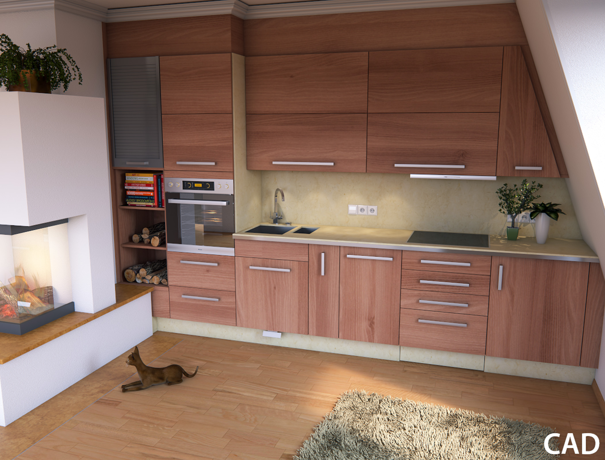 3D-Visualisierung Küche