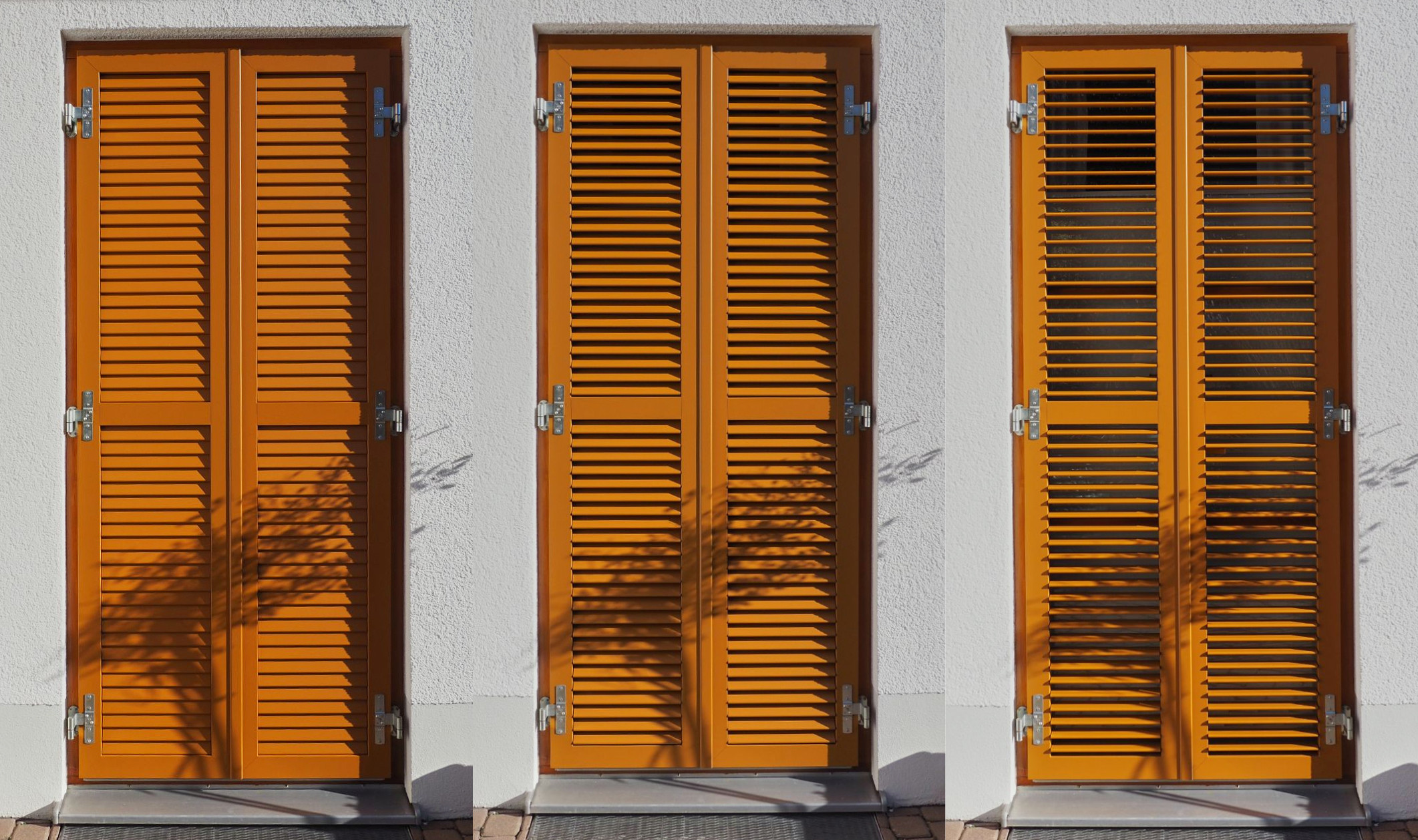 Klappladen Aluminium verstellbare Lamellen