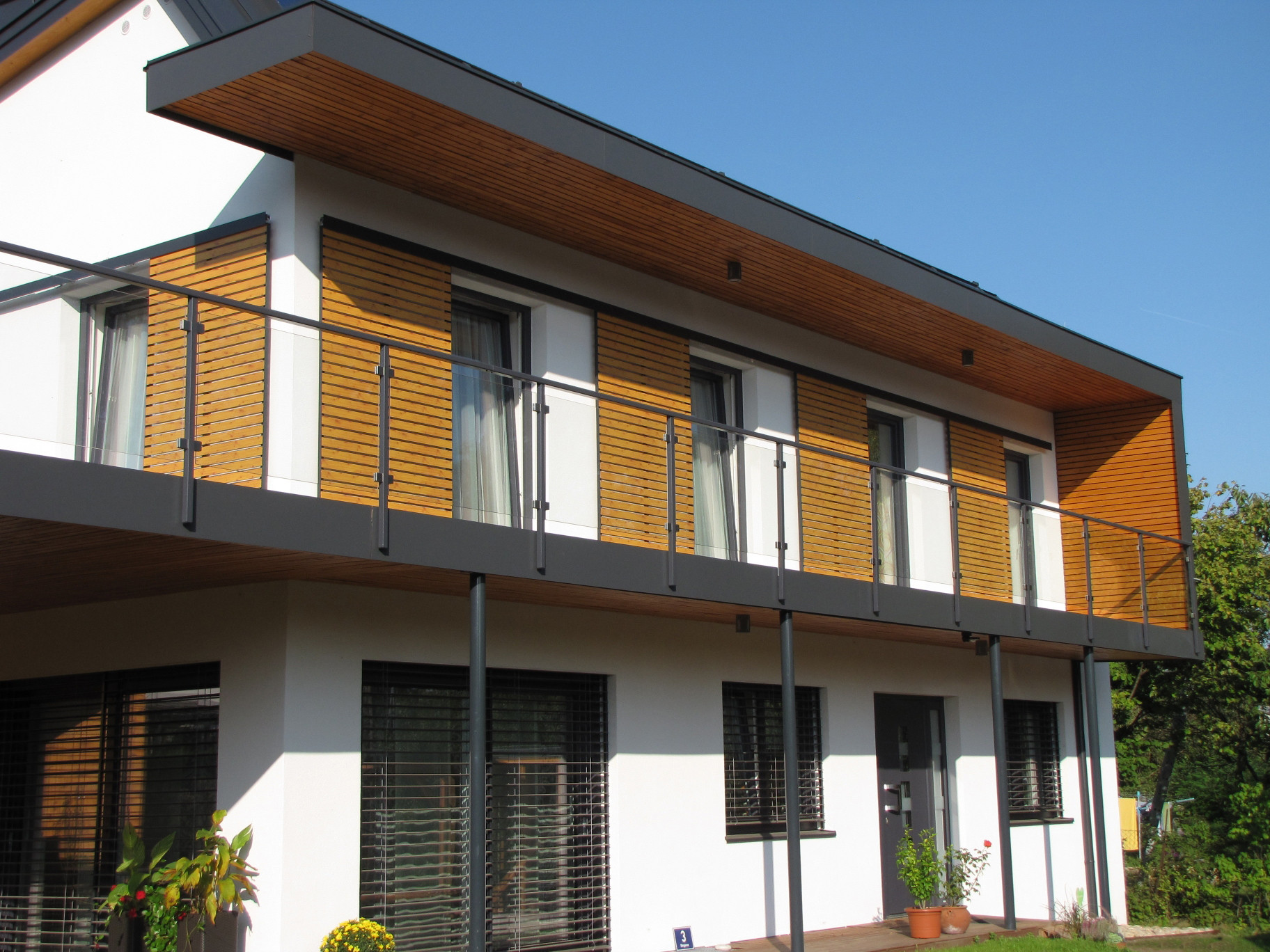 Schiebefensterläden Holz