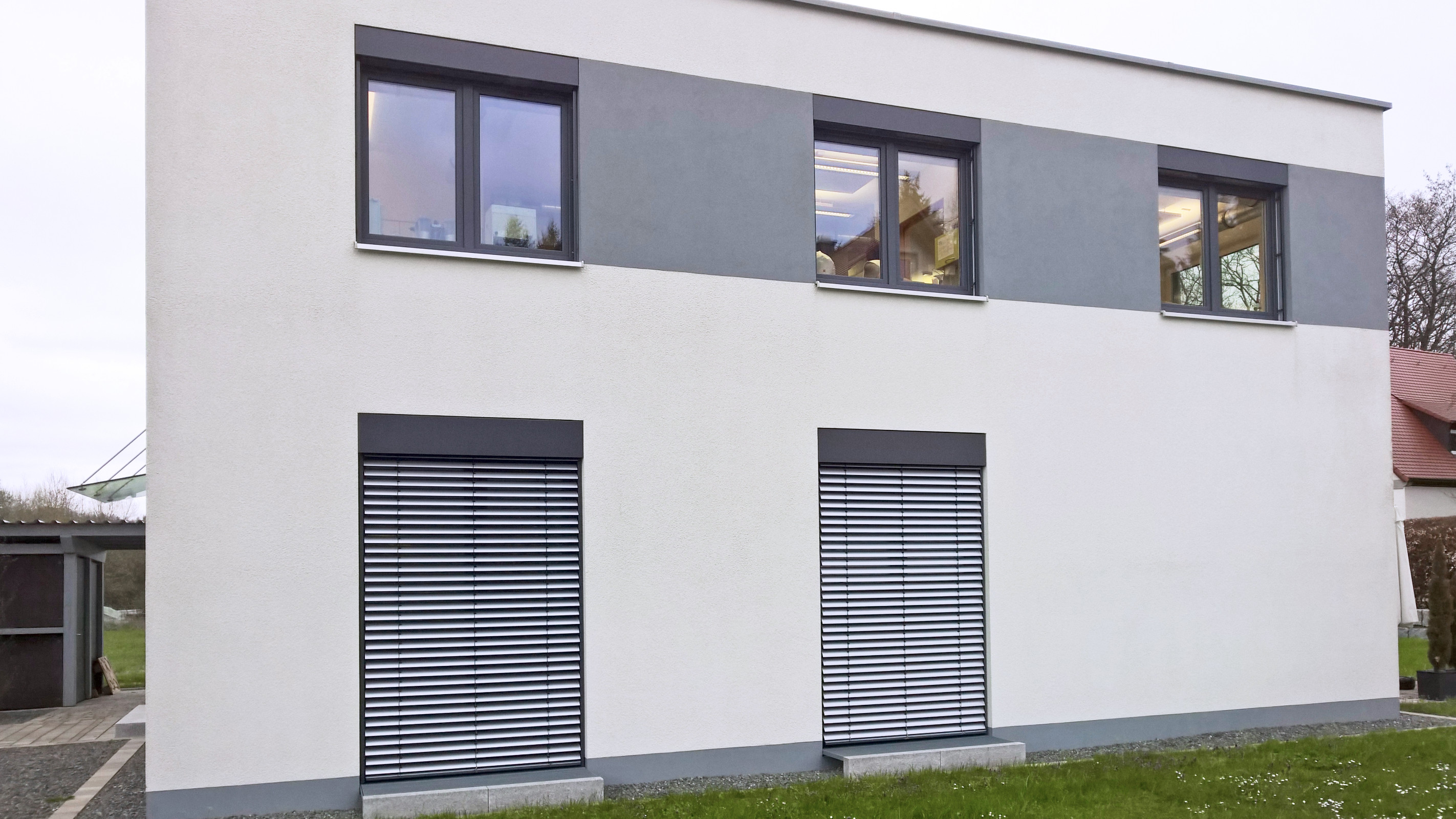 Kunststofffenster Acrylcolor Anthrazit