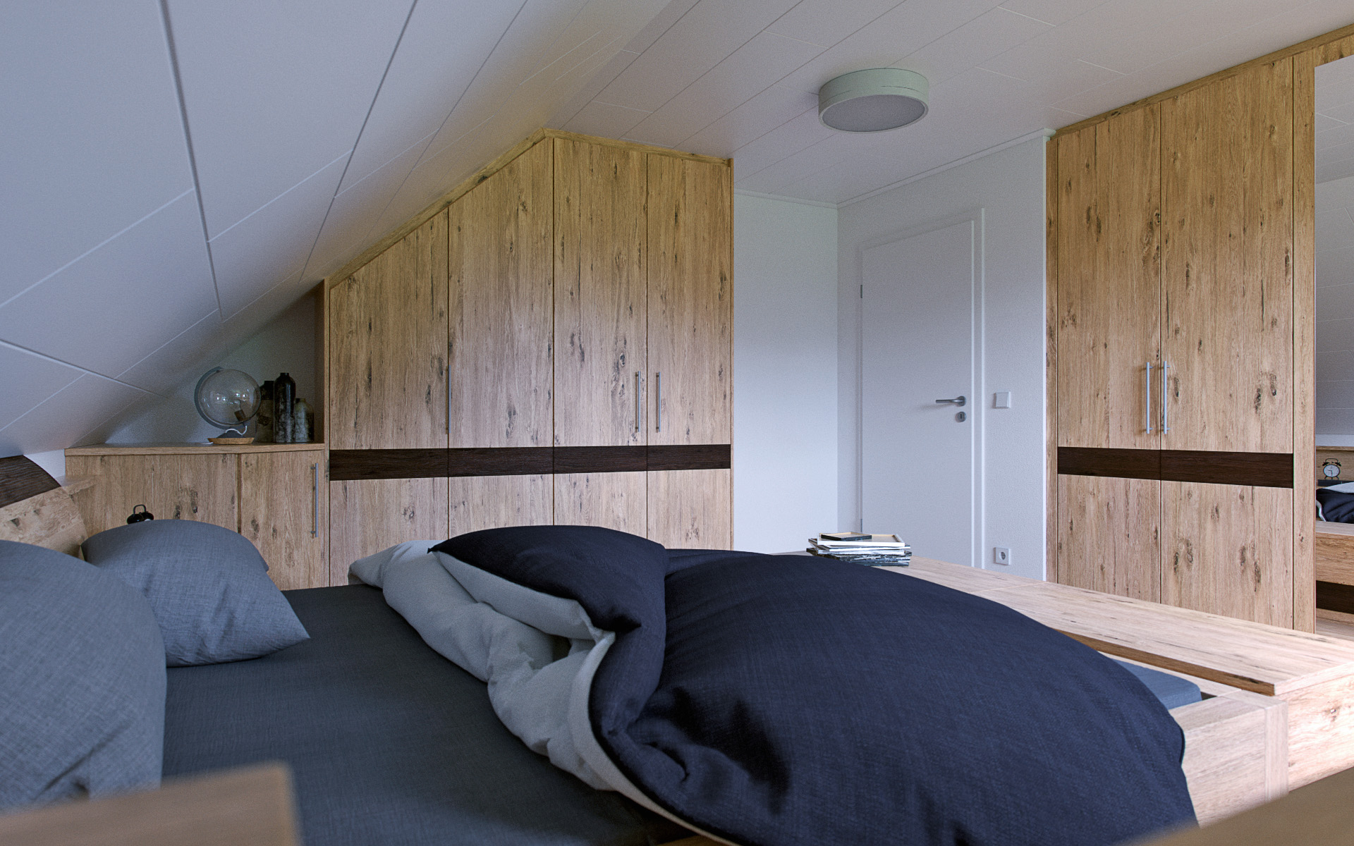 3D-Visualisierung Schlafzimmer