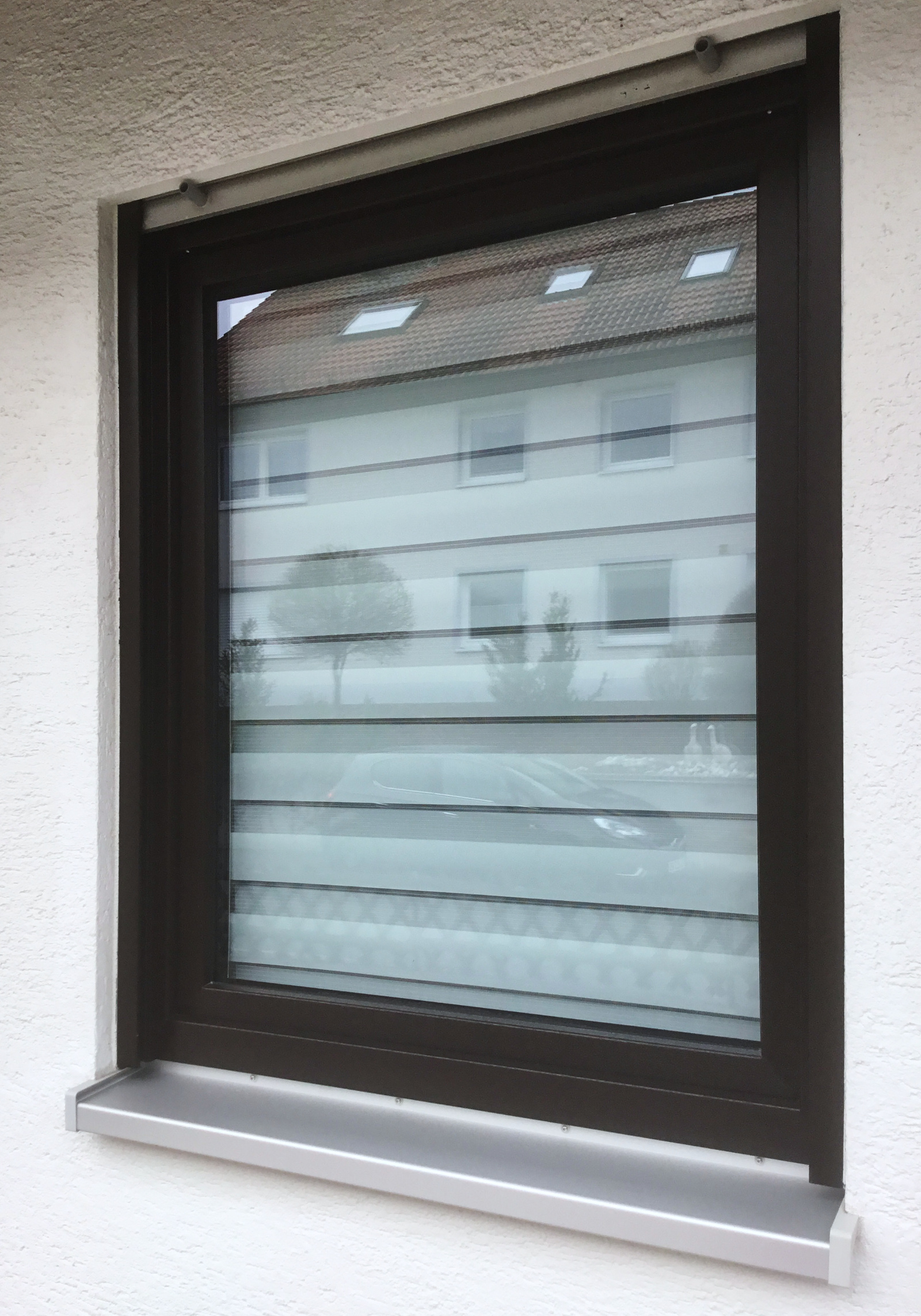 Kunststofffenster Mooreiche foltert