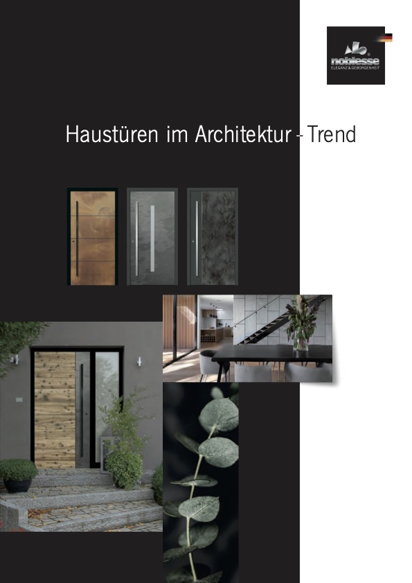 Noblesse Haustüren Architektur Design Trend